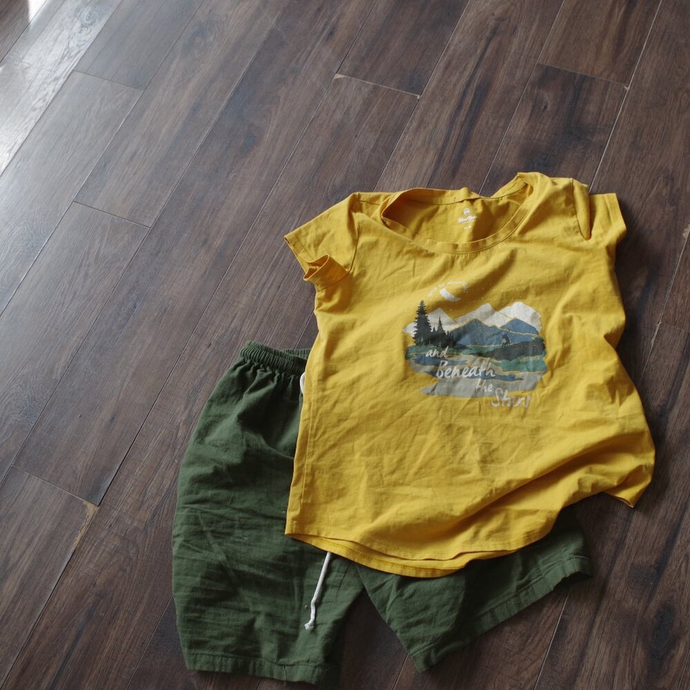 Mustard Color Wind River T-Shirt